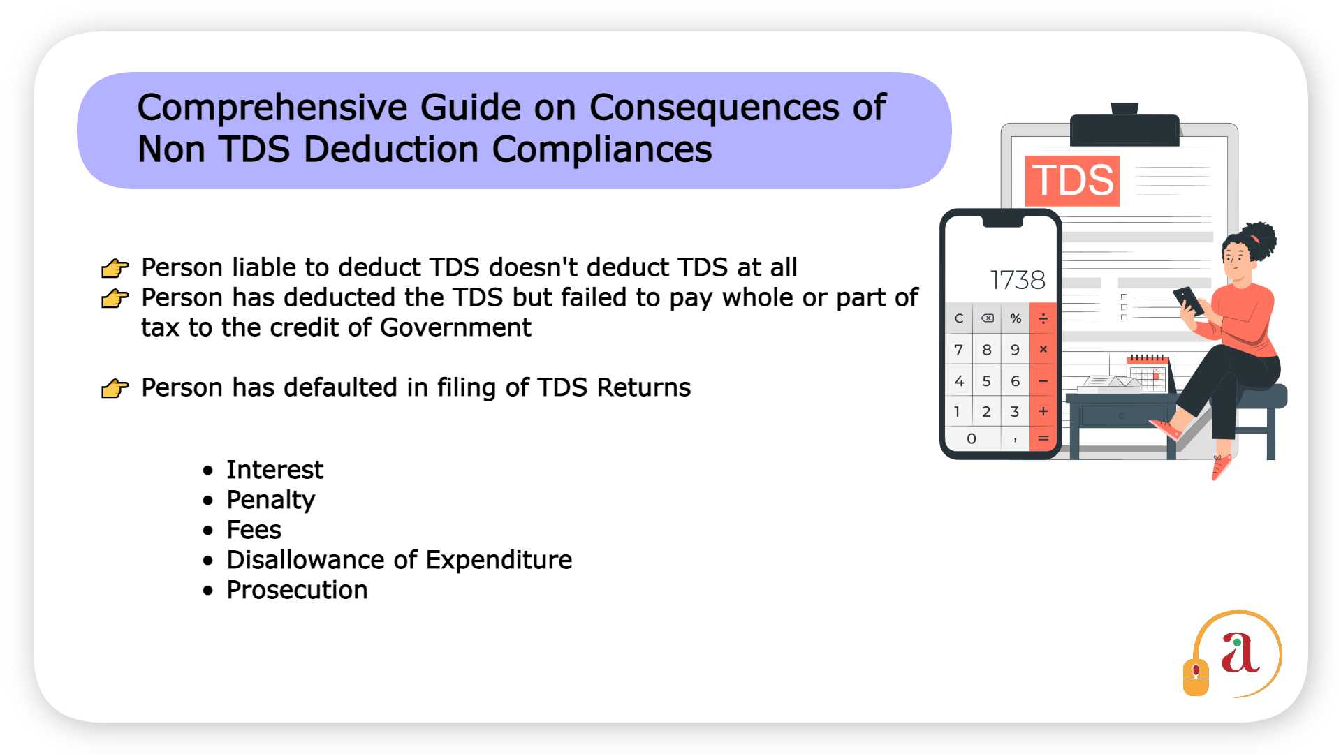 comprehensive guide on consequences of non tds deduction compliances oi onlineideation