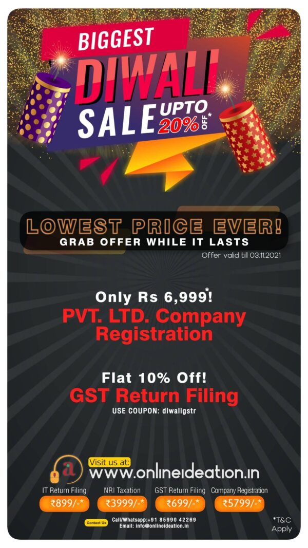 PVT LTD Company Registration - DIWALI OFFER Plan