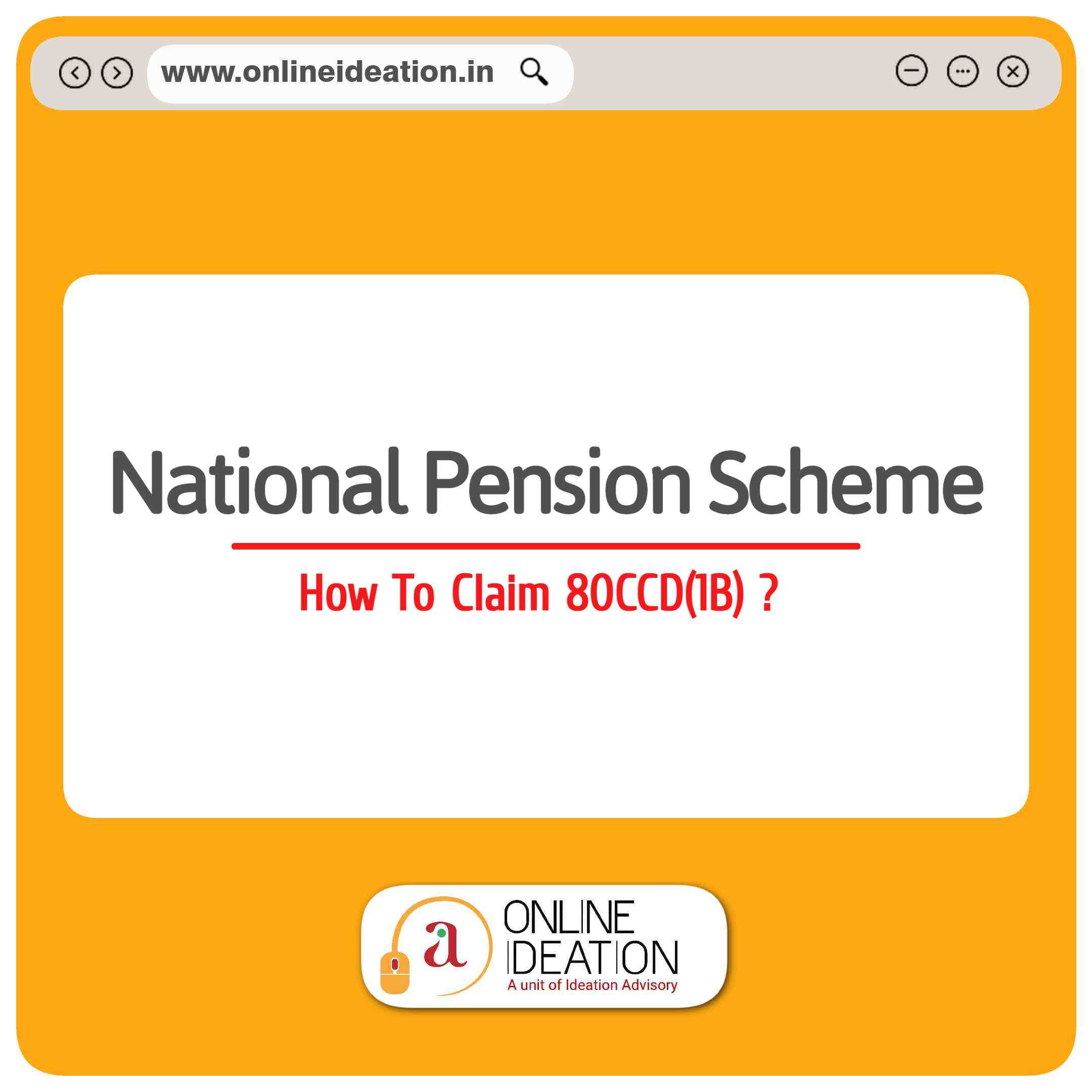 national-pension-scheme-80ccd-1b-how-to-claim-onlineideation