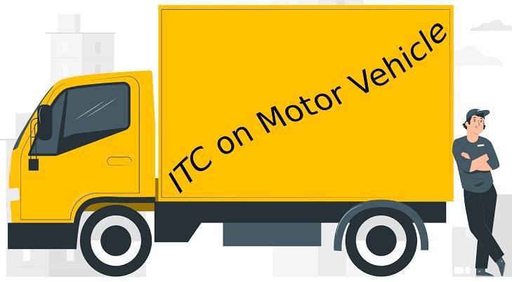 itc on motor vehicle truck table